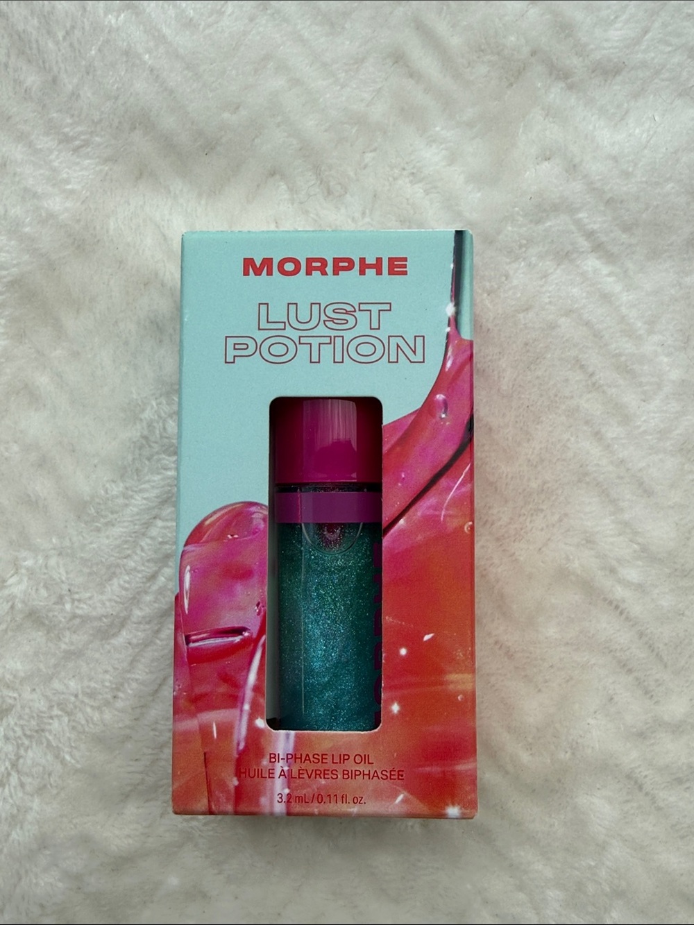Morphe Lust Potion Bi-Phase Lip Oil - Teal & Hot Pink